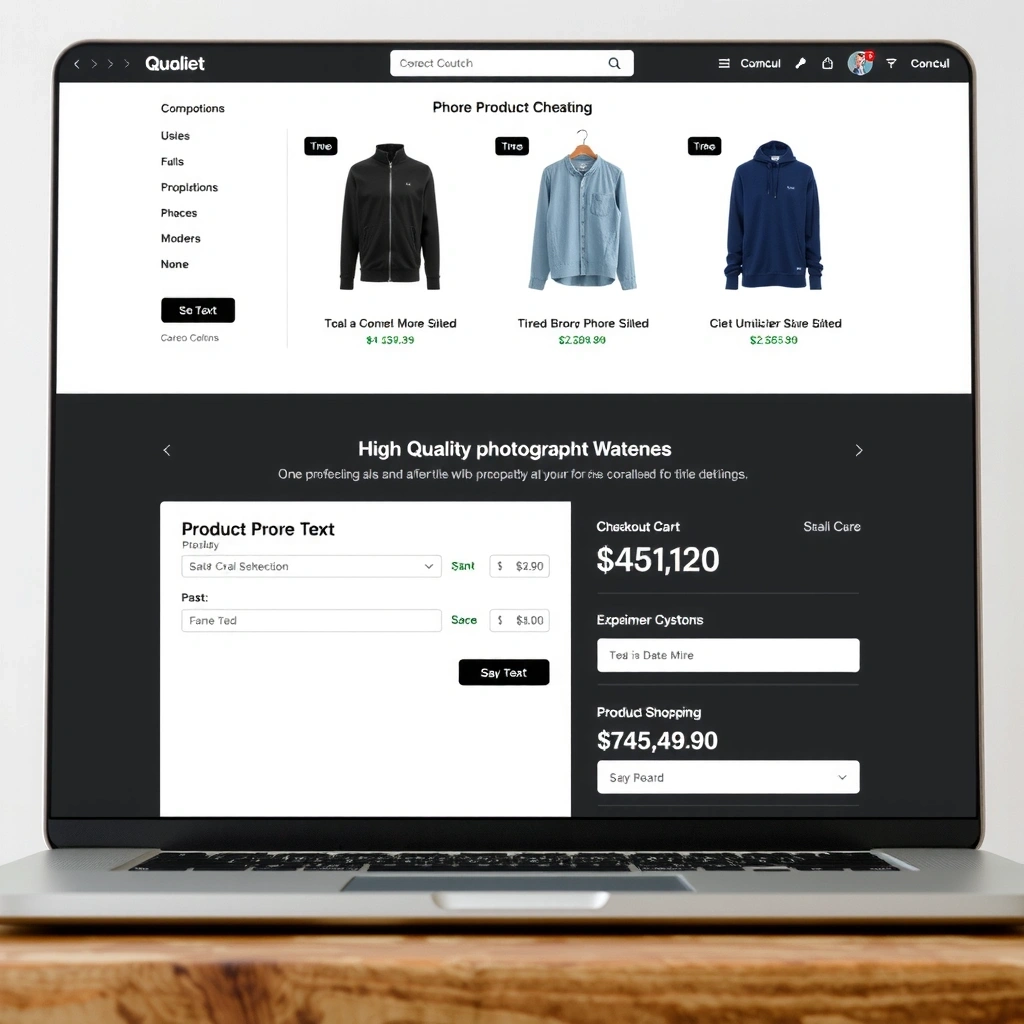 E-commerce platform with shopping features